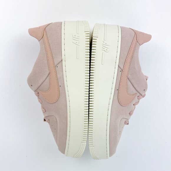 NEW Nike Air Force 1 Sage Low Women's Particle Beige Phantom AR5339-201 - Picture 15 of 16